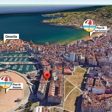 Sunset Playa Poniente - Vistas Al Mar Y Centrico Χιχόν